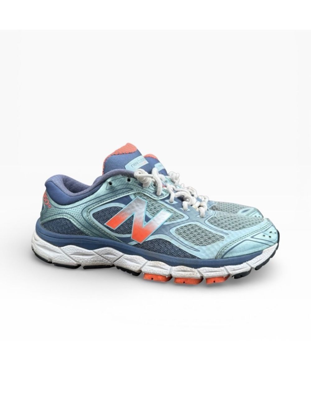 New Balance 860v6 Women's Stability Running Shoes Blue Teal Walking Athletic 8